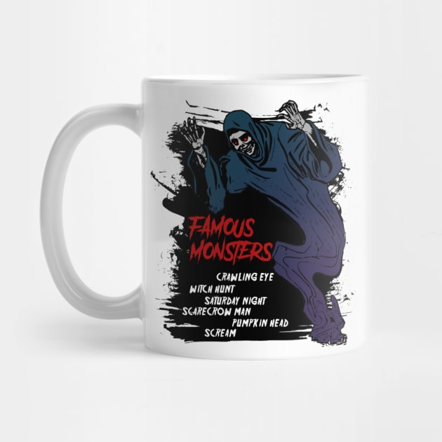 FAMOUS MONSTERS by theanomalius_merch